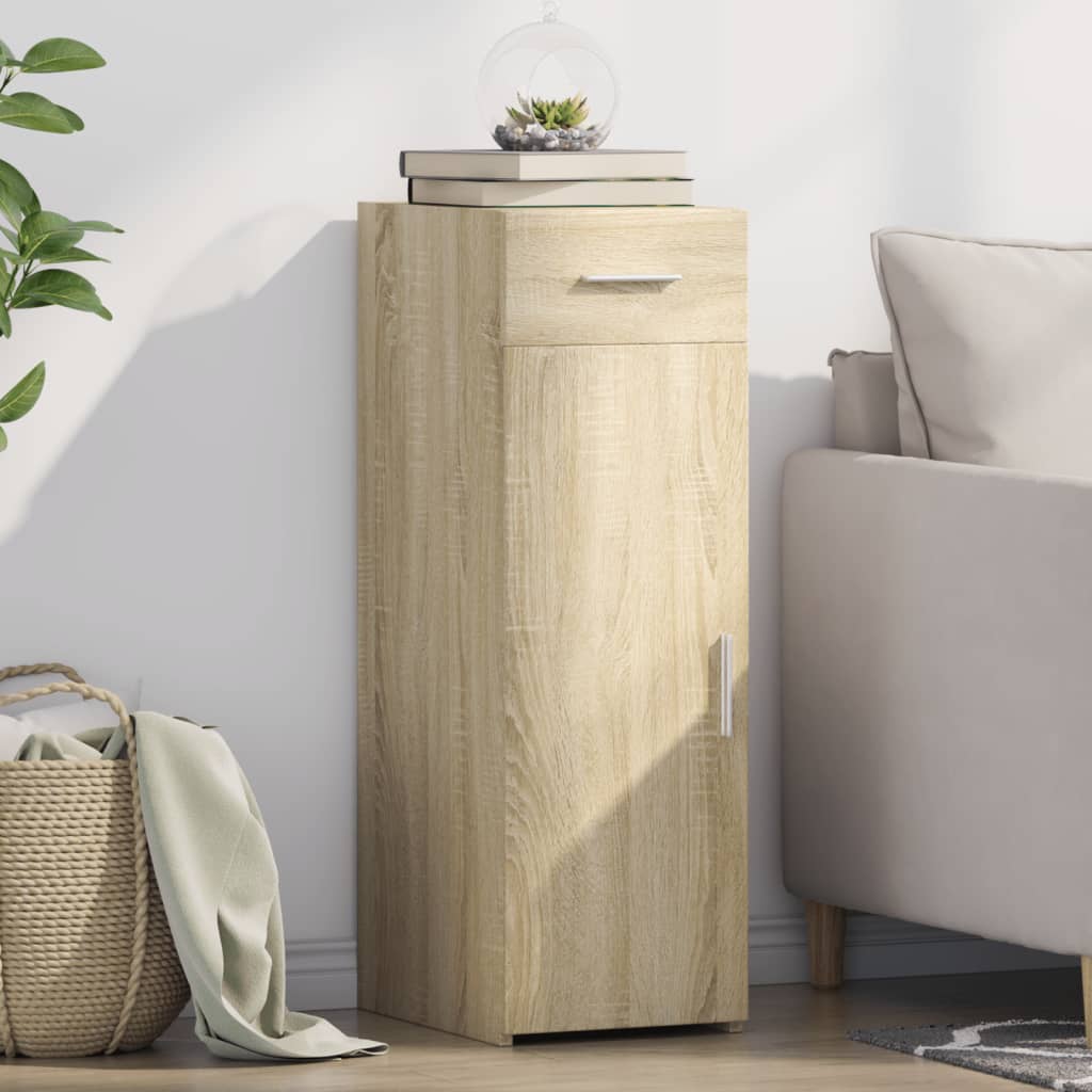 Komoda boja hrasta sonome 30x42,5x93 cm od konstruiranog drva