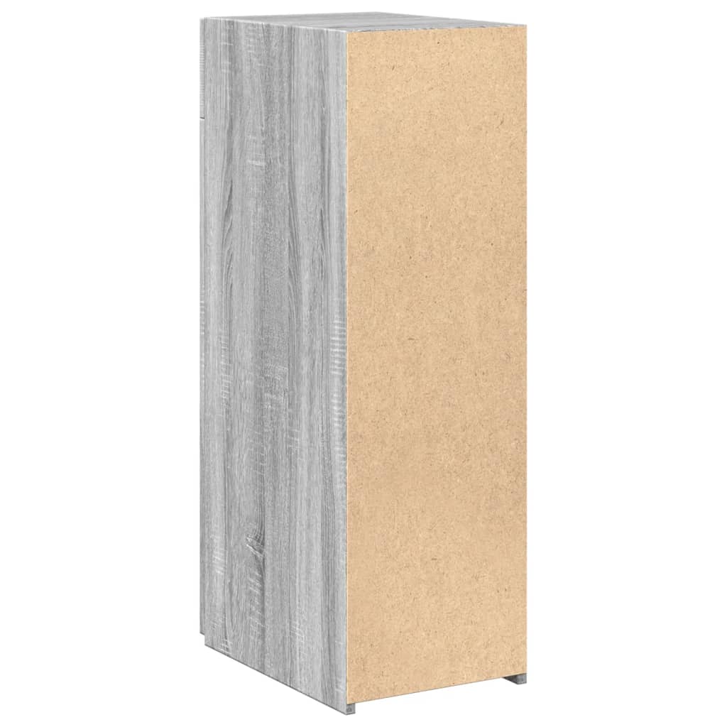 Komoda boja sivog hrasta sonome 30x42,5x93 cm konstruirano drvo