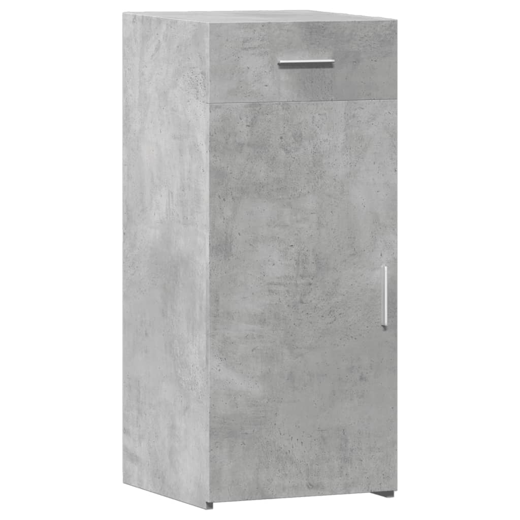 Komoda siva boja betona 40 x 42,5 x 93 cm od konstruiranog drva