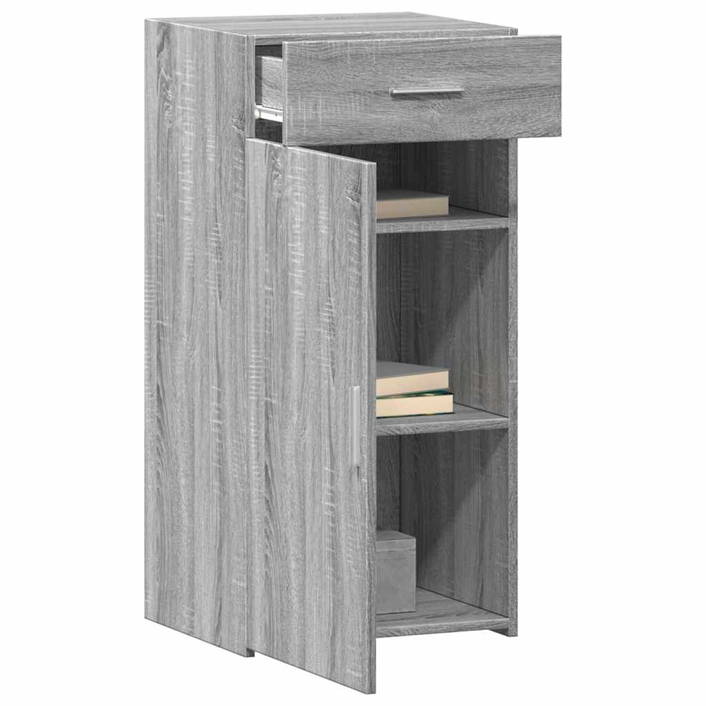 Komoda boja sivog hrasta sonome 45x42,5x93 cm konstruirano drvo