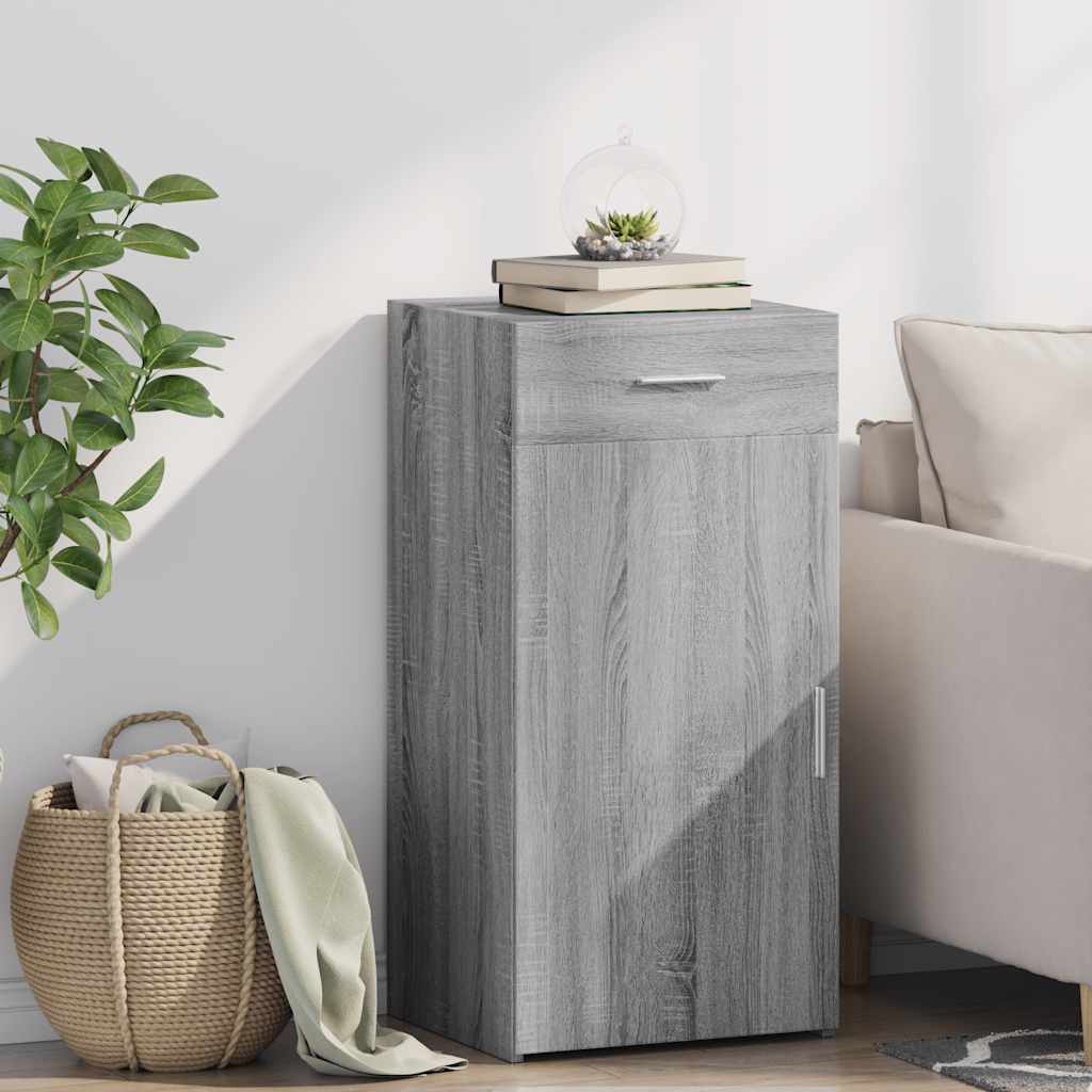 Komoda boja sivog hrasta sonome 45x42,5x93 cm konstruirano drvo