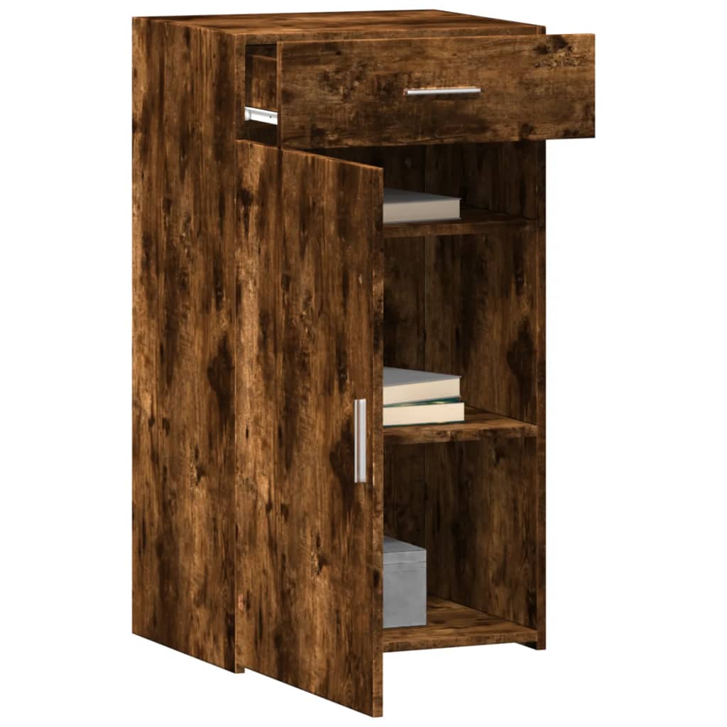 Komoda boja dimljenog hrasta 50x42,5x93 cm konstruirano drvo