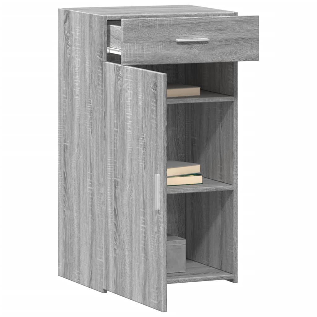 Komoda boja sivog hrasta sonome 50x42,5x93 cm konstruirano drvo