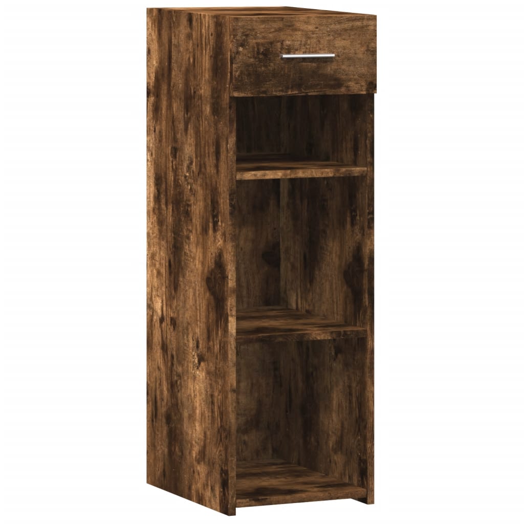 Komoda boja dimljenog hrasta 30x42,5x93 cm konstruirano drvo