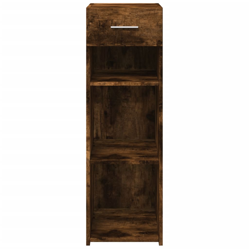 Komoda boja dimljenog hrasta 30x42,5x93 cm konstruirano drvo