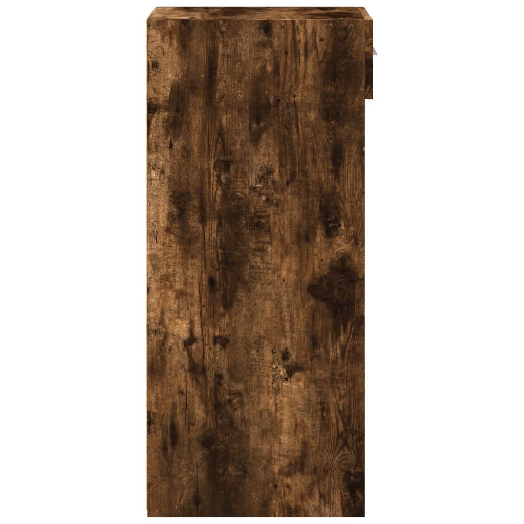 Komoda boja dimljenog hrasta 30x42,5x93 cm konstruirano drvo