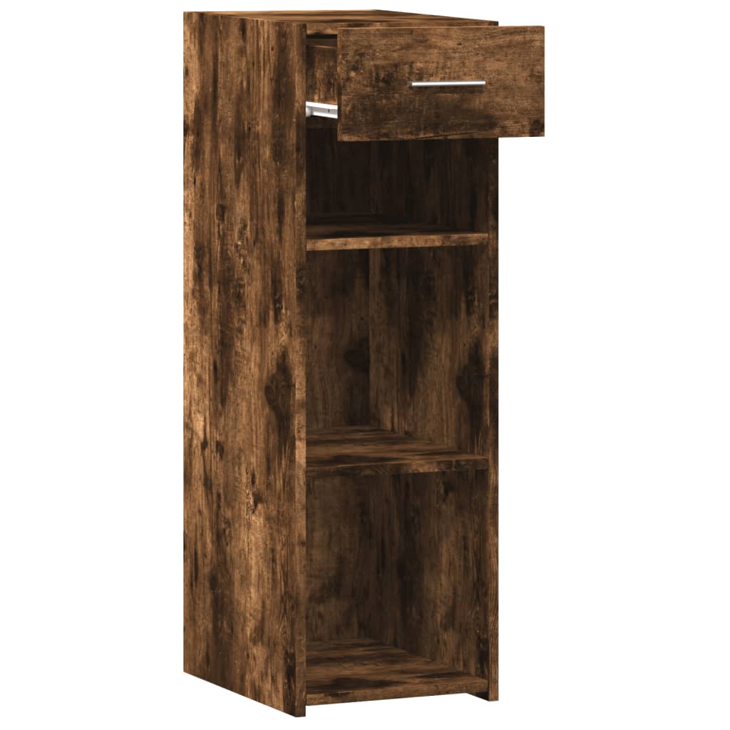Komoda boja dimljenog hrasta 30x42,5x93 cm konstruirano drvo