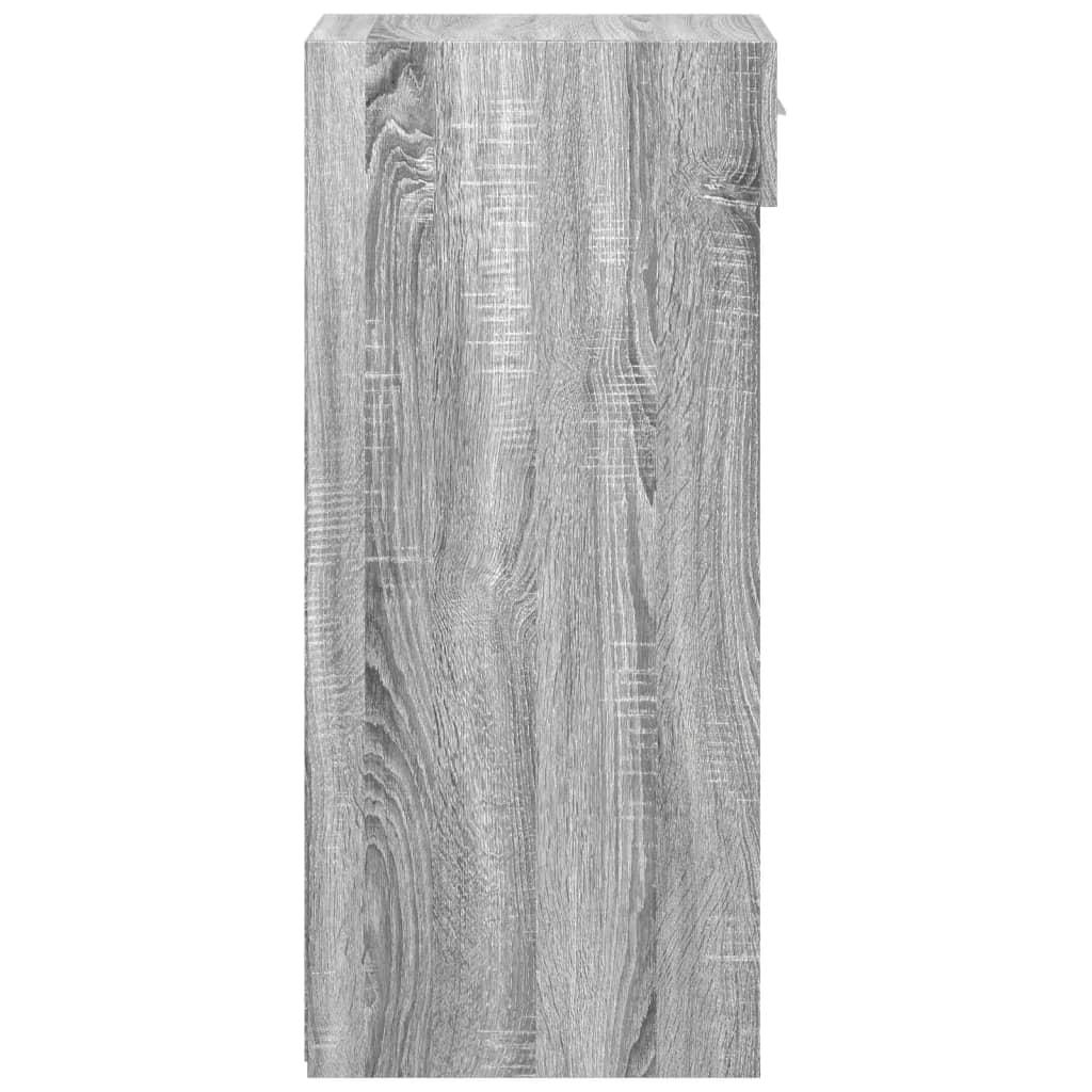 Komoda boja sivog hrasta sonome 30x42,5x93 cm konstruirano drvo