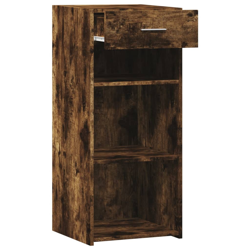 Komoda boja dimljenog hrasta 40x42,5x93 cm konstruirano drvo