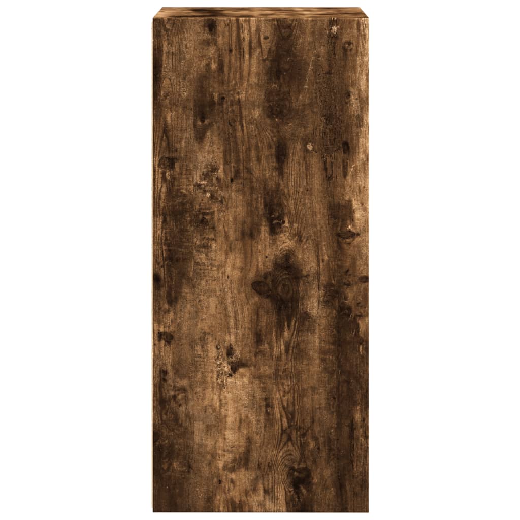 Komoda boja dimljenog hrasta 40x41x93 cm konstruirano drvo