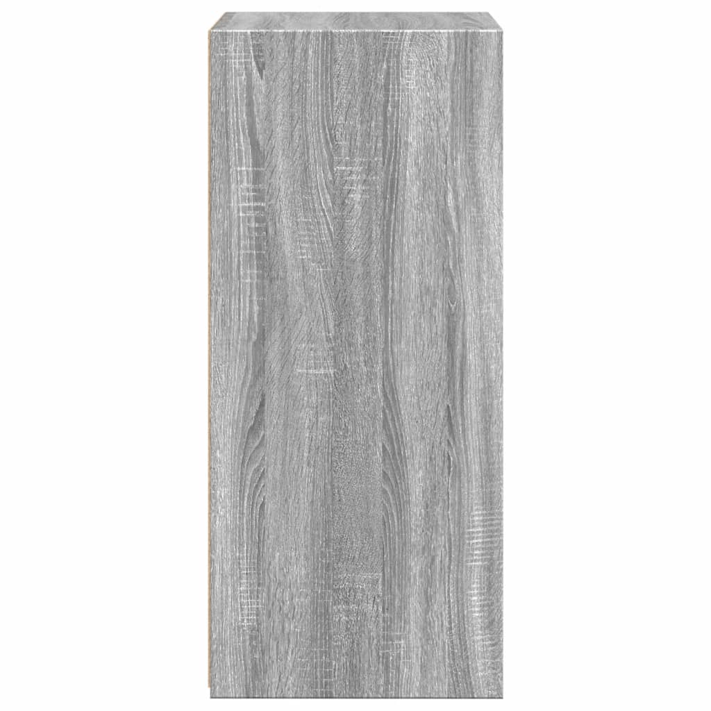 Komoda siva boja hrasta 50x41x93 cm konstruirano drvo