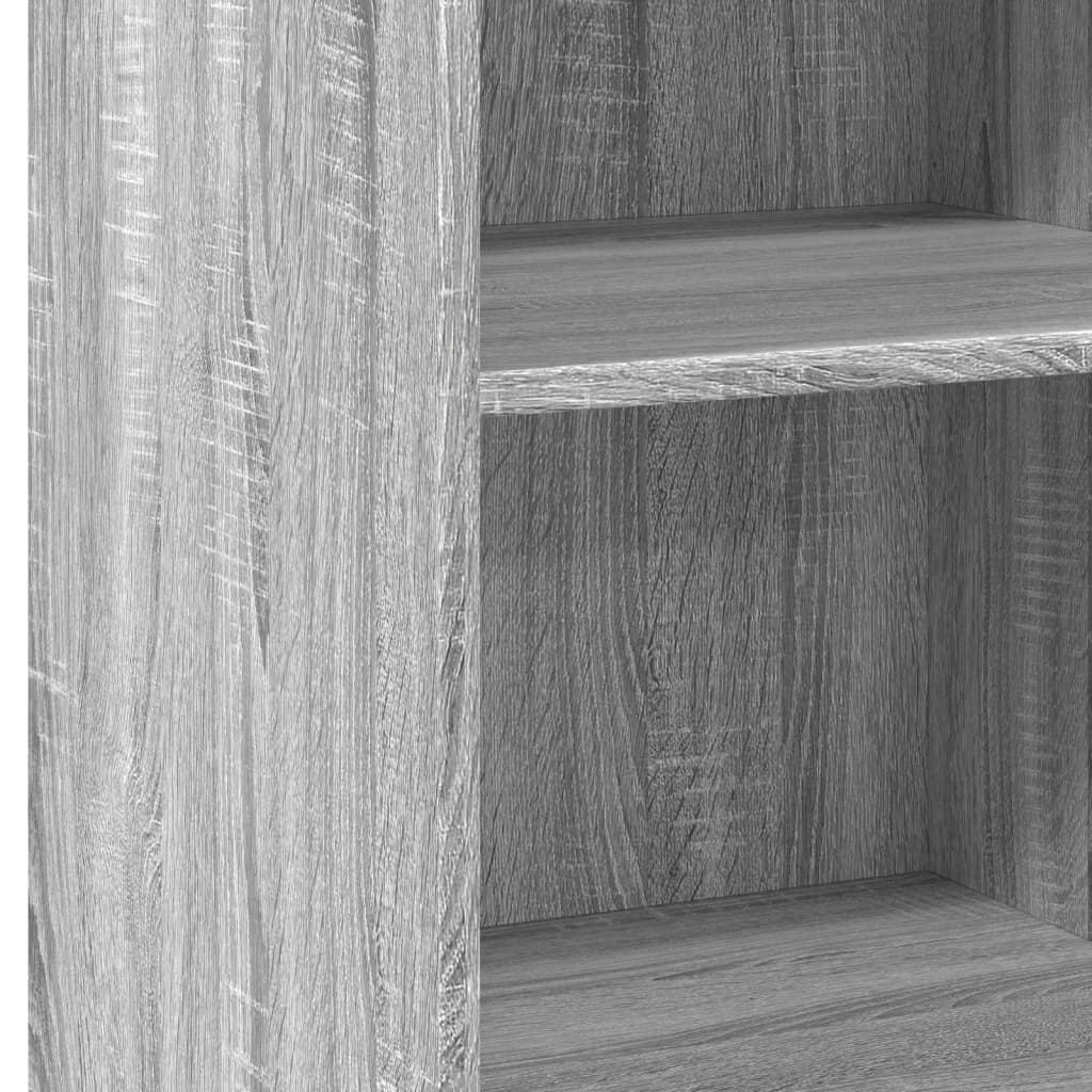 Komoda siva boja hrasta 50x41x93 cm konstruirano drvo