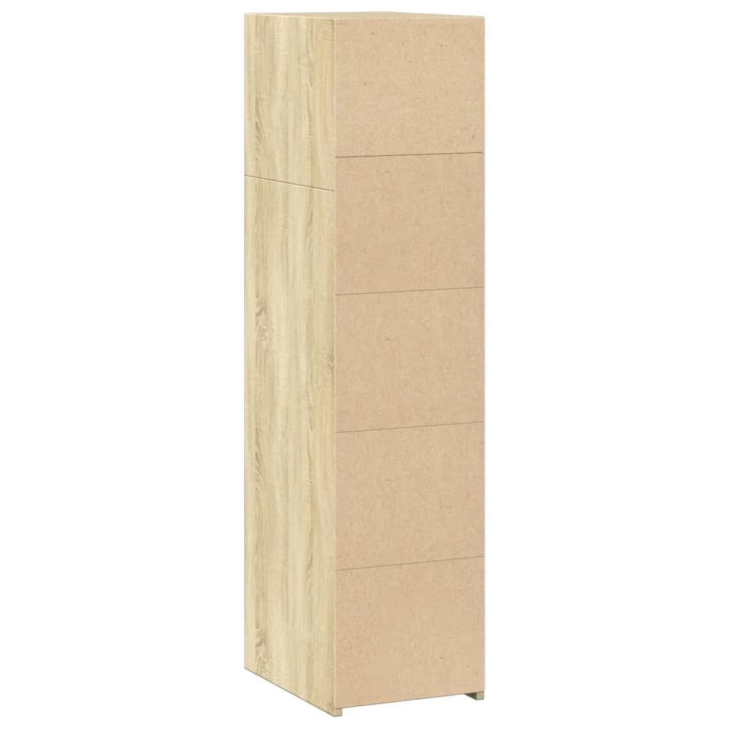 Visoka komoda hrasta sonome 30x41x124 cm od konstruiranog drva