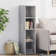 Visoka komoda siva sonome 30x41x124 cm od konstruiranog drva