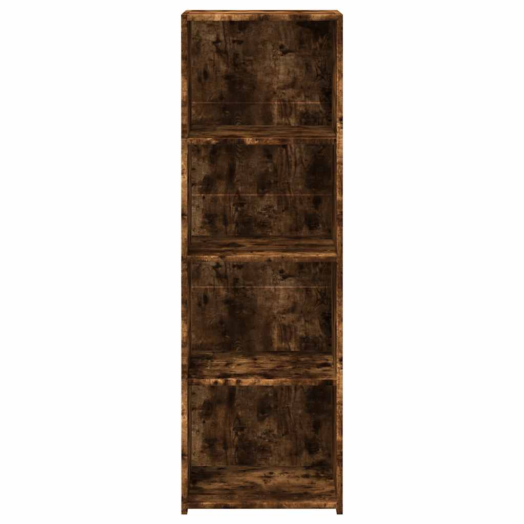 Visoka komoda dimljeni hrast 40x41x124 cm od konstruiranog drva