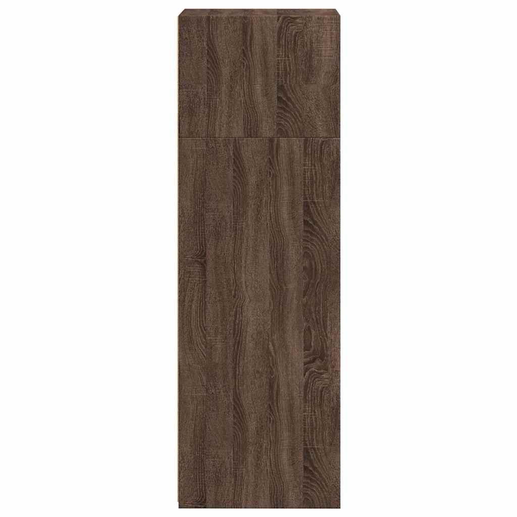 Visoka komoda boja hrasta 40x41x124 cm od konstruiranog drva