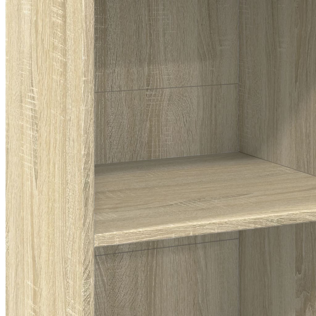 Visoka komoda boja hrasta sonome 45x41x124 cm konstruirano drvo