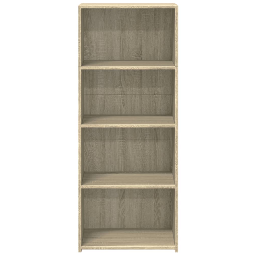 Visoka komoda boja hrasta sonome 50x41x124 cm konstruirano drvo