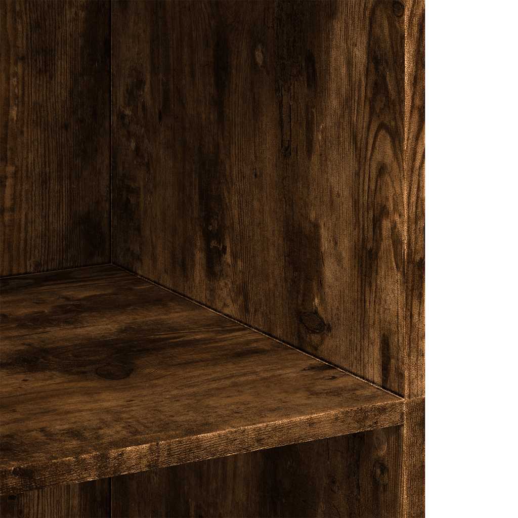 Visoka komoda boje hrasta 70 x 41 x 124 cm konstruirano drvo