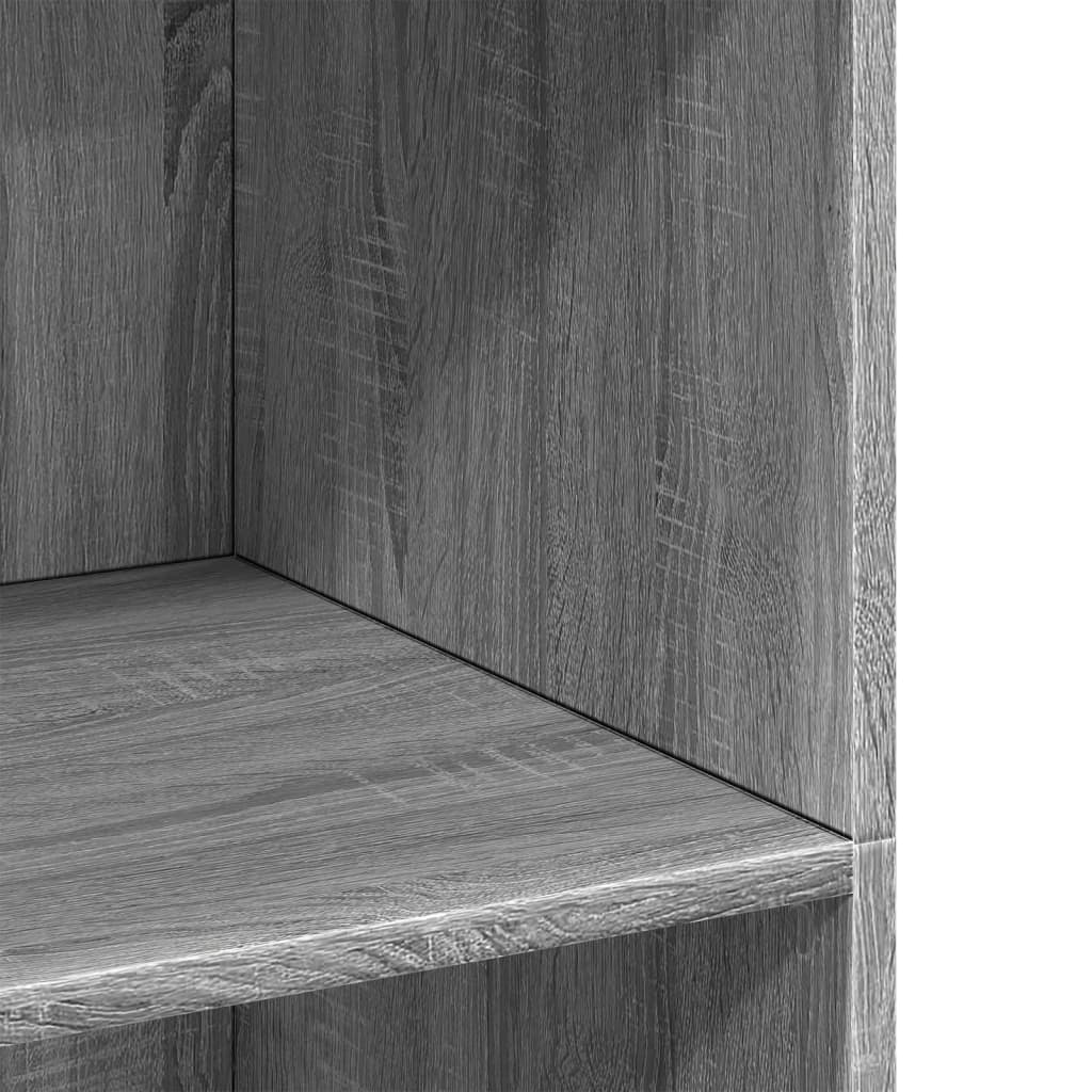 Visoka komoda boje hrasta 70 x 41 x 124 cm konstruirano drvo