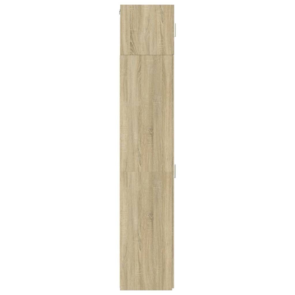 Uski ormarić za pohranu boja hrasta 40 x 42,5 x 225 cm drveni