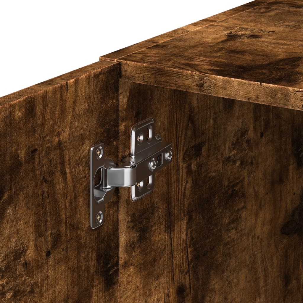 Uski ormarić za pohranu boja hrasta 45 x 42,5 x 225 cm drveni