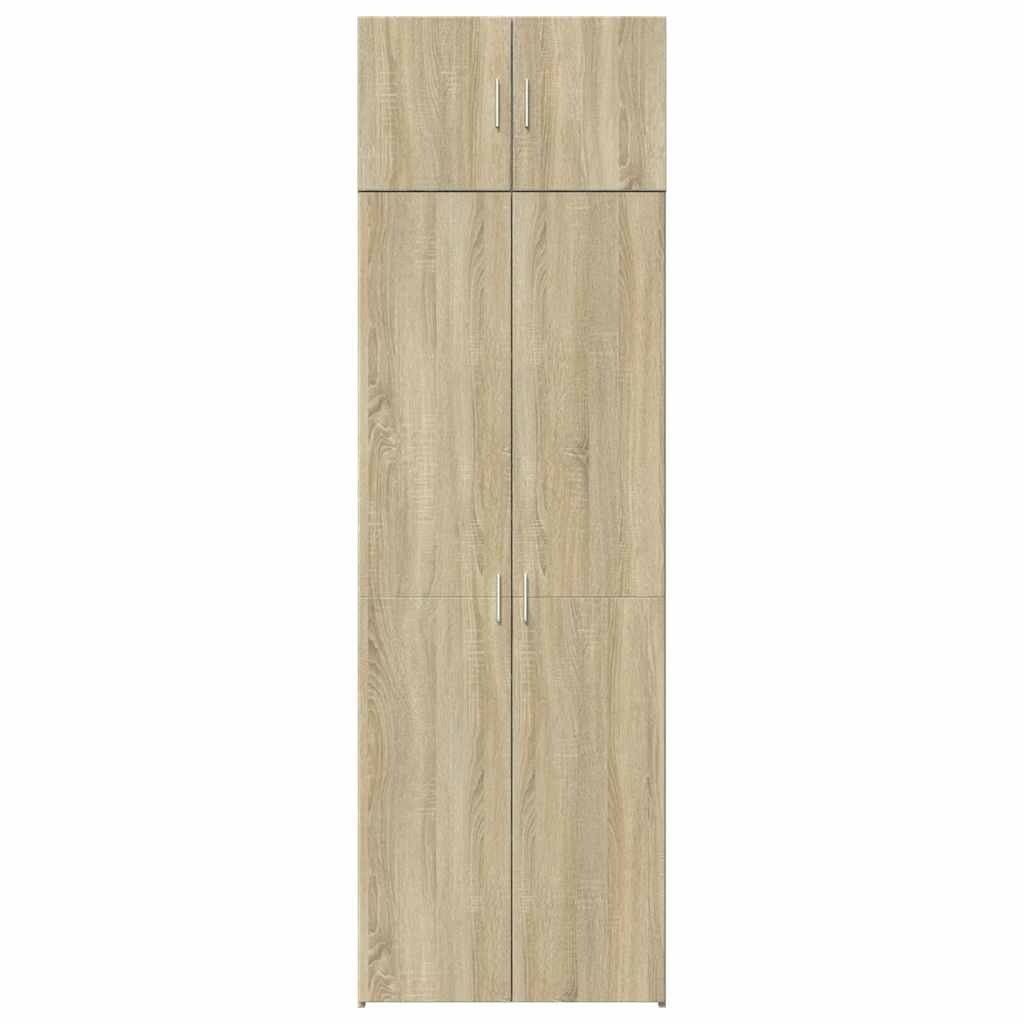 Ormarić za pohranu boja hrasta sonome 70 x 42,5 x 225 cm drveni