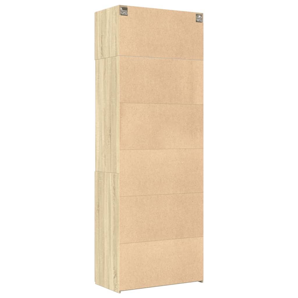 Ormarić za pohranu boja hrasta sonome 80 x 42,5 x 225 cm drveni
