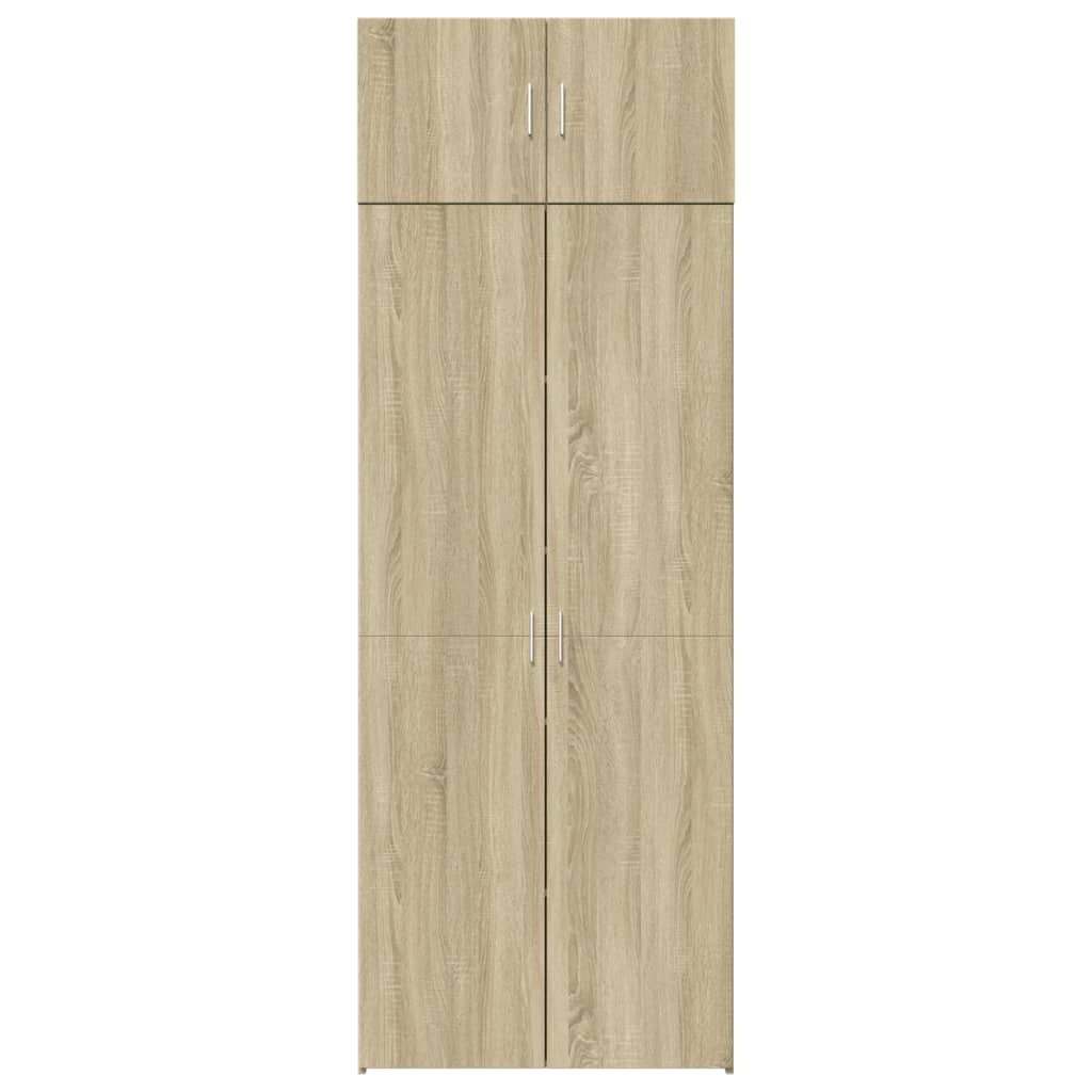 Ormarić za pohranu boja hrasta sonome 80 x 42,5 x 225 cm drveni