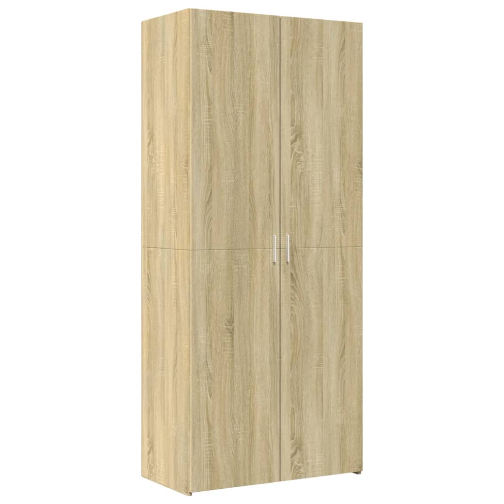 Ormarić za pohranu boja hrasta sonome 80 x 42,5 x 225 cm drveni