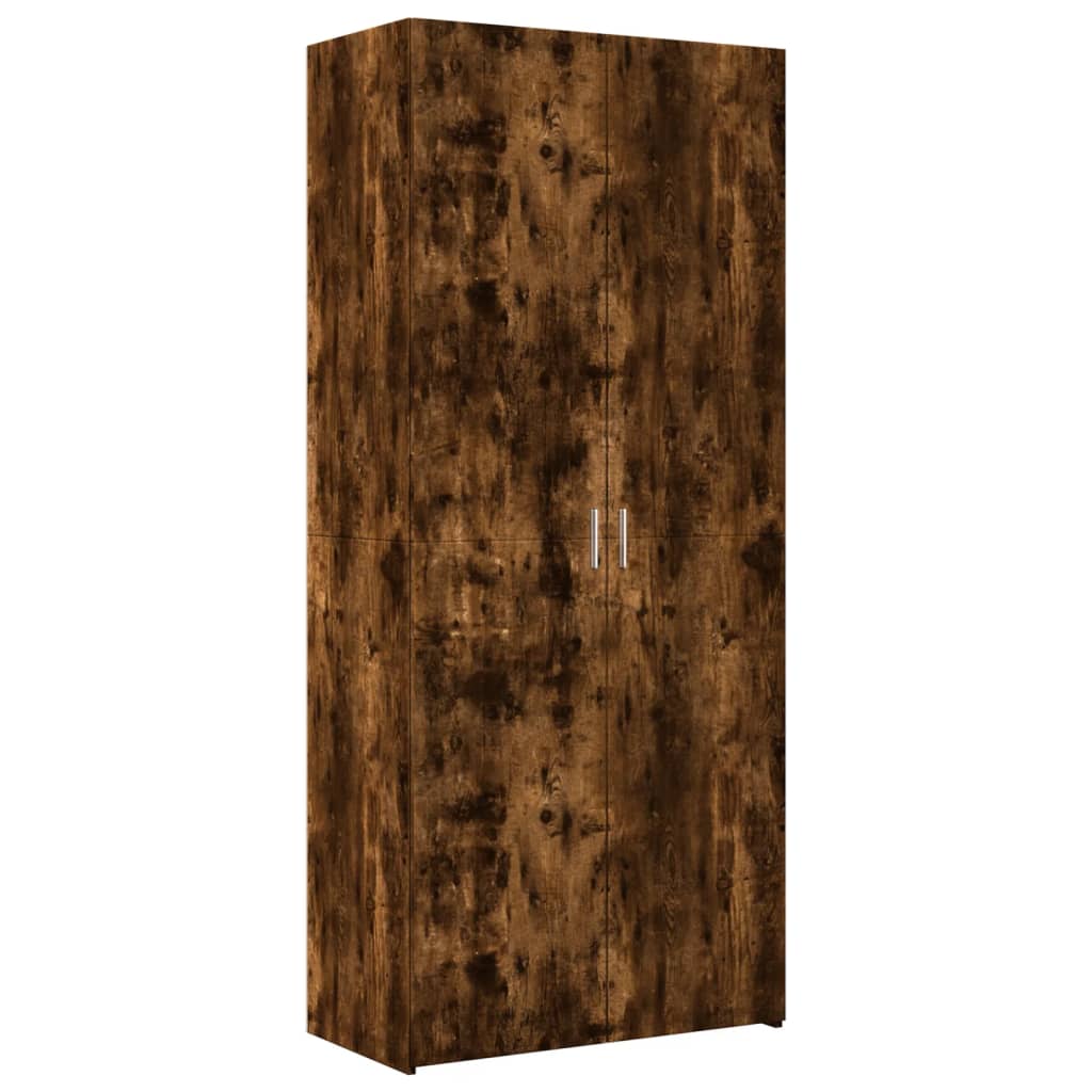 Ormarić za pohranu boja hrasta 80x42,5x225 cm konstruirano drvo