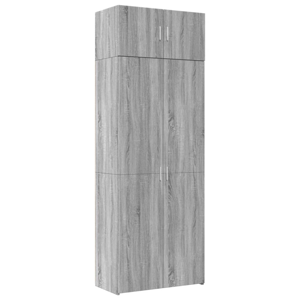 Ormarić za pohranu boja hrasta sonome 80 x 42,5 x 225 cm drveni