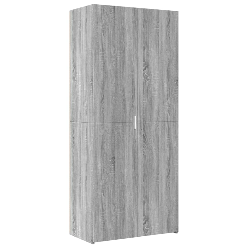 Ormarić za pohranu boja hrasta sonome 80 x 42,5 x 225 cm drveni