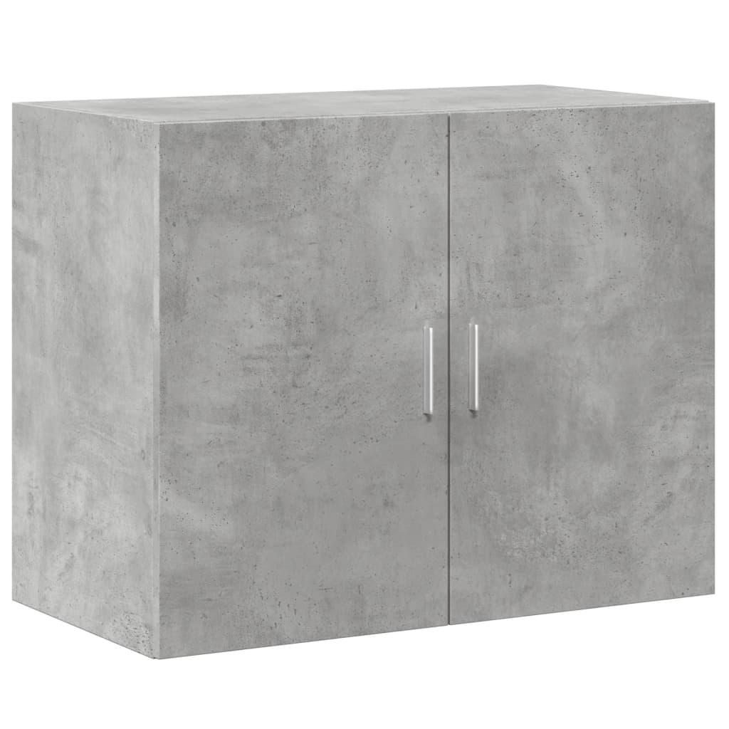 Visoka komoda boje betona 80x42,5x249 cm od konstruiranog drva