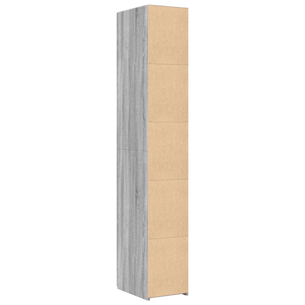 Visoka komoda boja hrasta 30x42,5x185 cm od konstruiranog drva