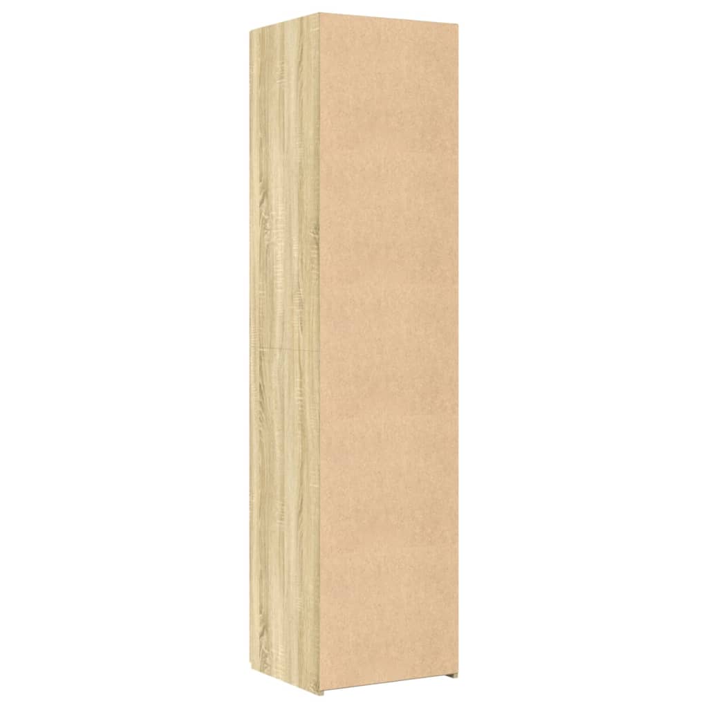 Visoka komoda boja hrasta 50x42,5x185 cm od konstruiranog drva