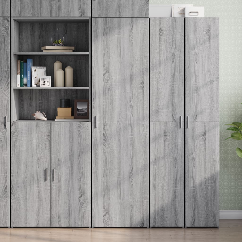 Visoka komoda boja hrasta 50x42,5x185 cm od konstruiranog drva