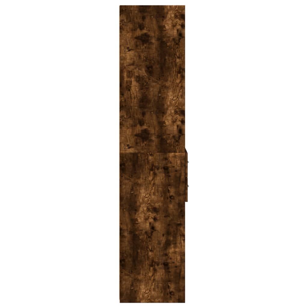 Visoka komoda boja hrasta 40x42,5x185 cm od konstruiranog drva