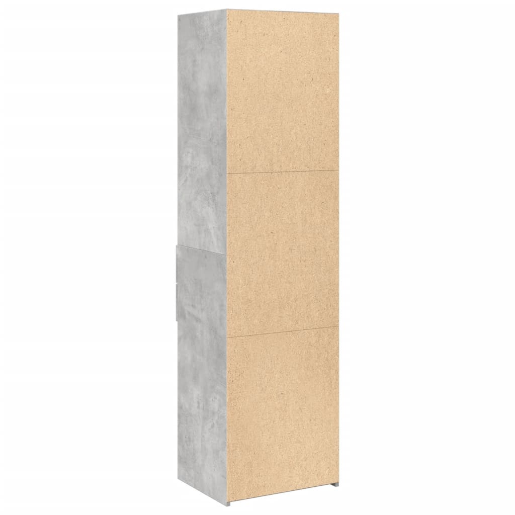 Visoka komoda boja hrasta 50x42,5x185 cm od konstruiranog drva