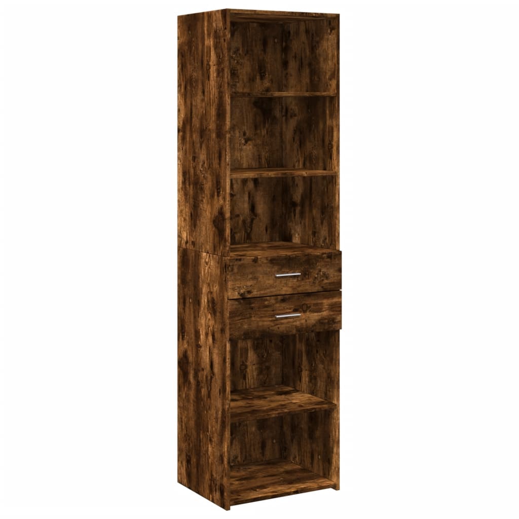 Visoka komoda boja hrasta 50x42,5x185 cm od konstruiranog drva