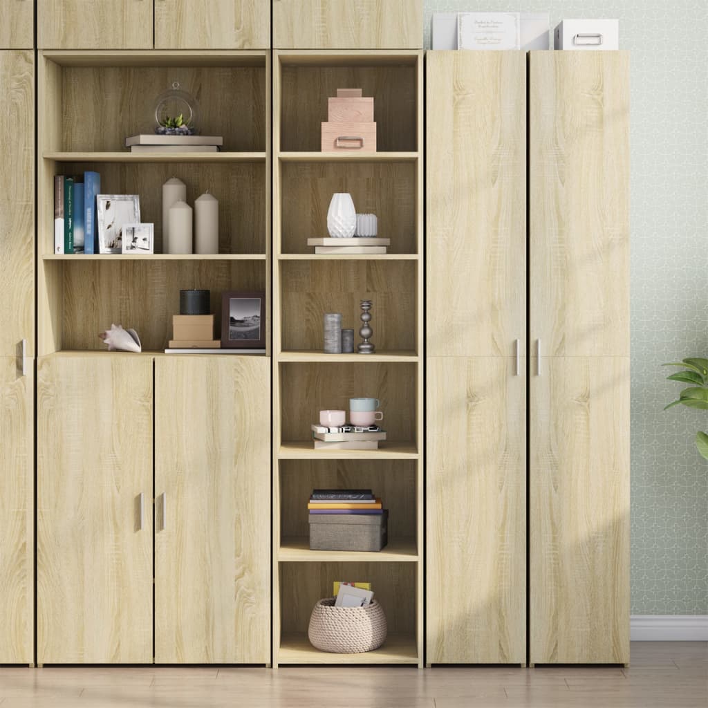 Visoka komoda boja hrasta sonome 45x41x185cm konstruirano drvo