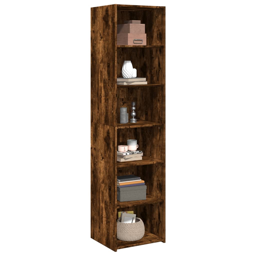 Visoka komoda boja hrasta 45x41x185cm od konstruiranog drva