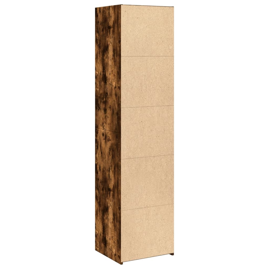 Visoka komoda boja hrasta 45x41x185cm od konstruiranog drva