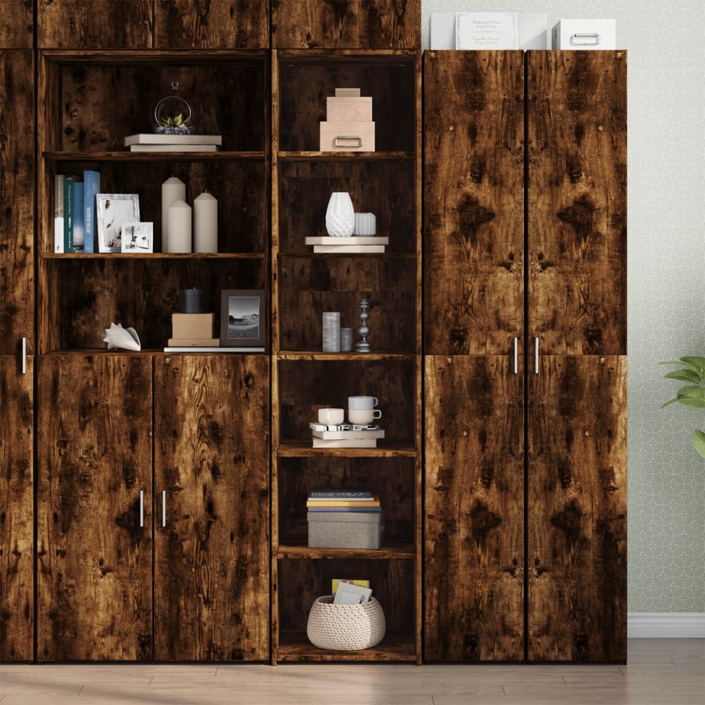 Visoka komoda boja hrasta 45x41x185cm od konstruiranog drva