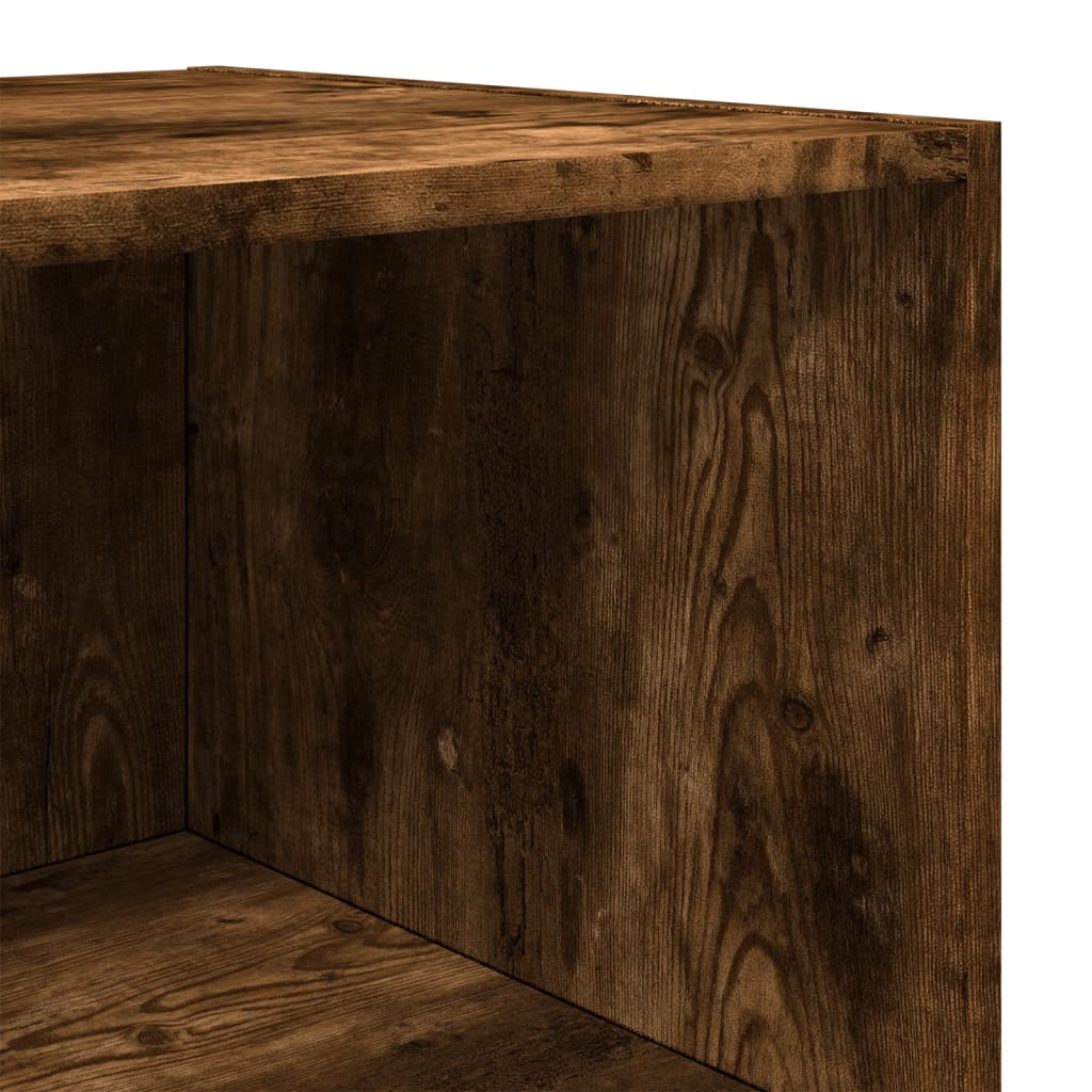 Visoka komoda boje hrasta 50 x 41 x 185 cm konstruirano drvo