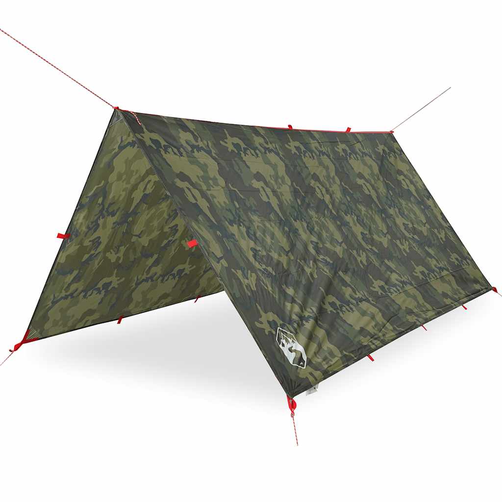 Cerada za kampiranje maskirna 306x306 cm vodootporna