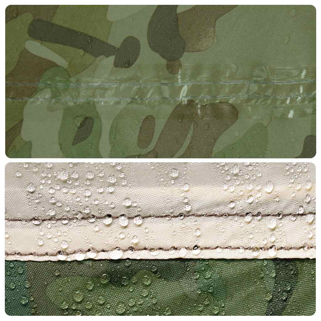 Cerada za kampiranje maskirna 451x420 cm vodootporna