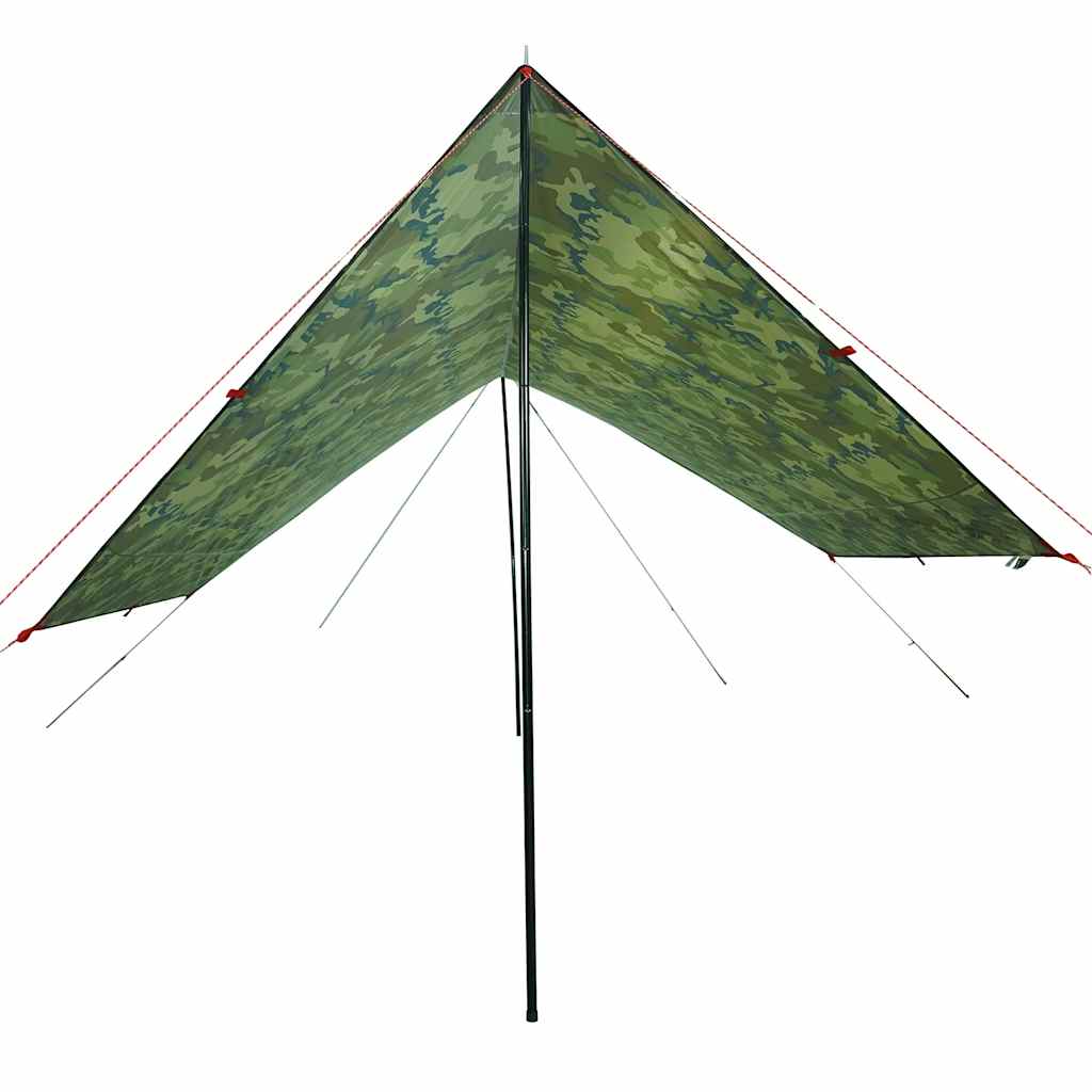 Cerada za kampiranje maskirna 438x376x212 cm vodootporna