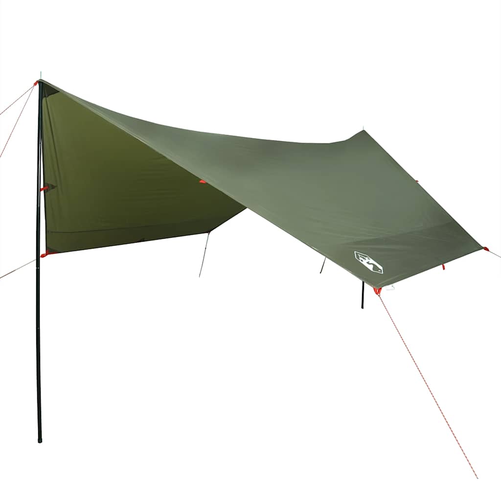 Cerada za kampiranje maslinastozelena 462x306x211cm vodootporna