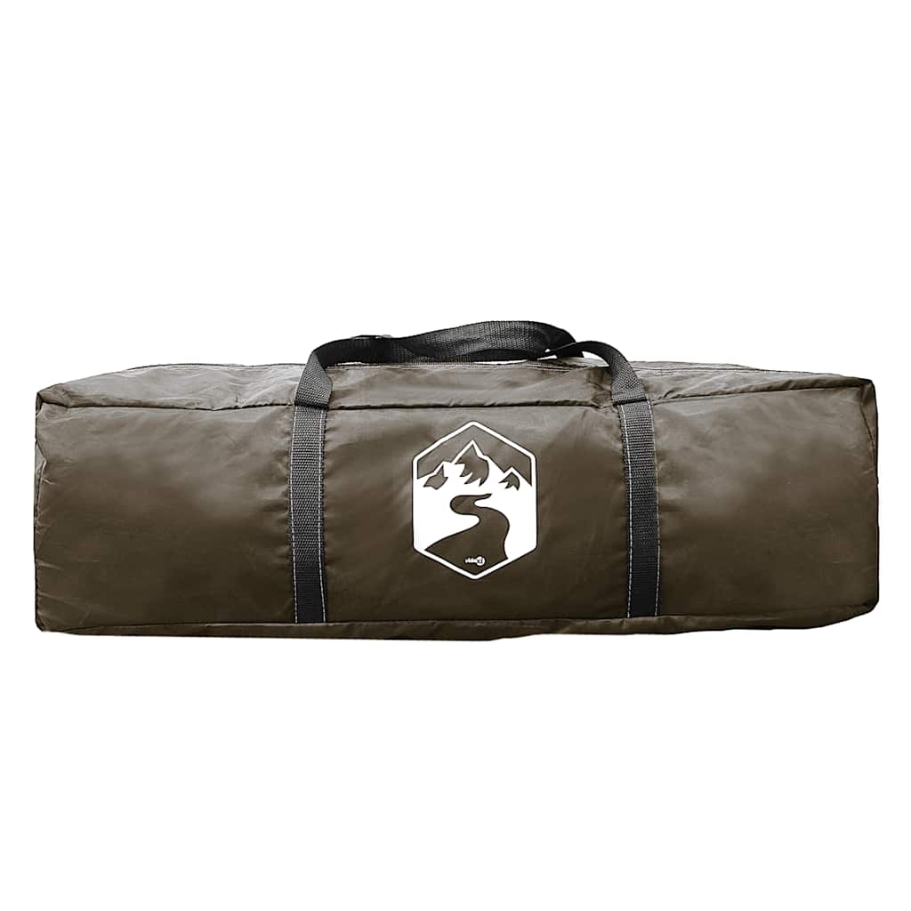 Kupolasti obiteljski šator za 6 osoba smeđi vodootporni